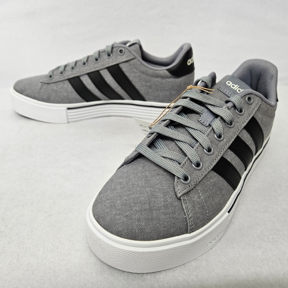 Adidas Daily 4.0 Athletic Shoes IF4493 Grey Black White Men's Size 9.5 - Picture 4 of 11